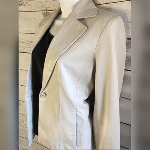 - Prague Contemporary 💯Leather Jacket/Blazer S